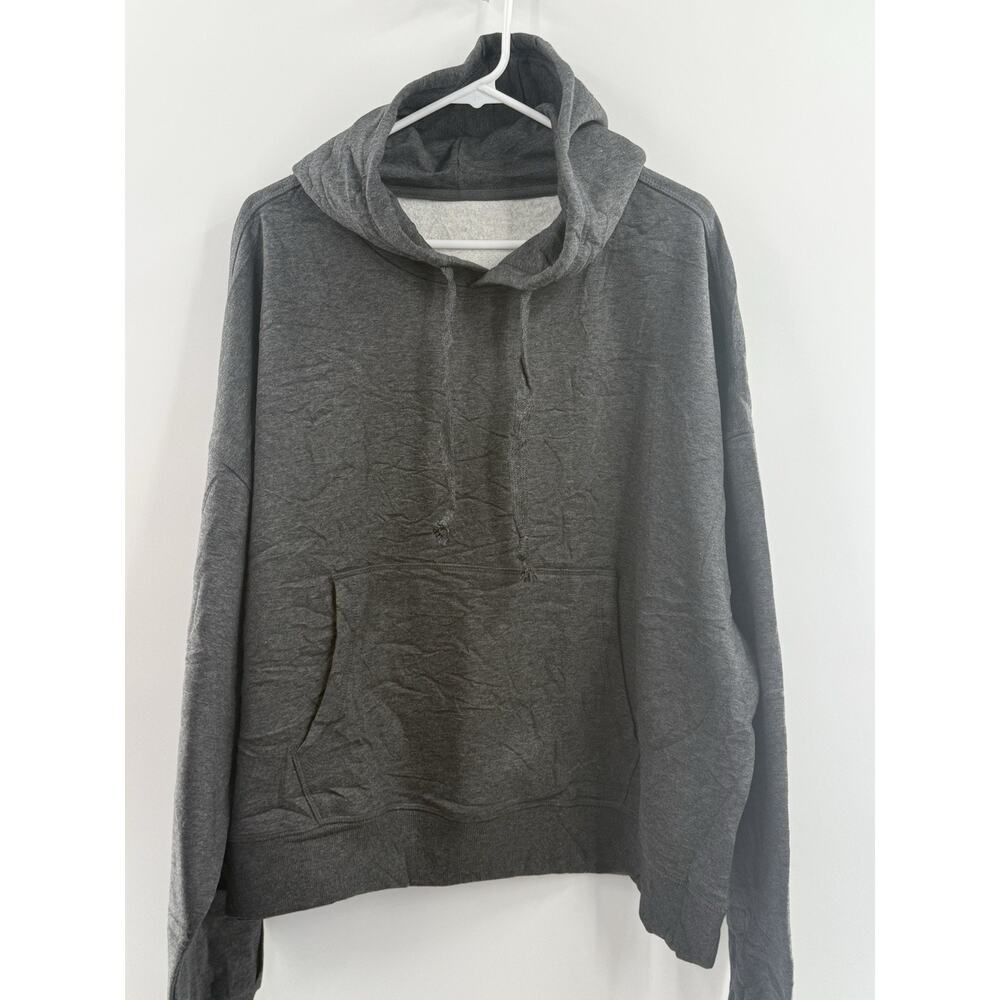 BRISIRA Men's Hoodies Cropped Hoodie Men Warm Winter Fleece Lined Pullover *READ